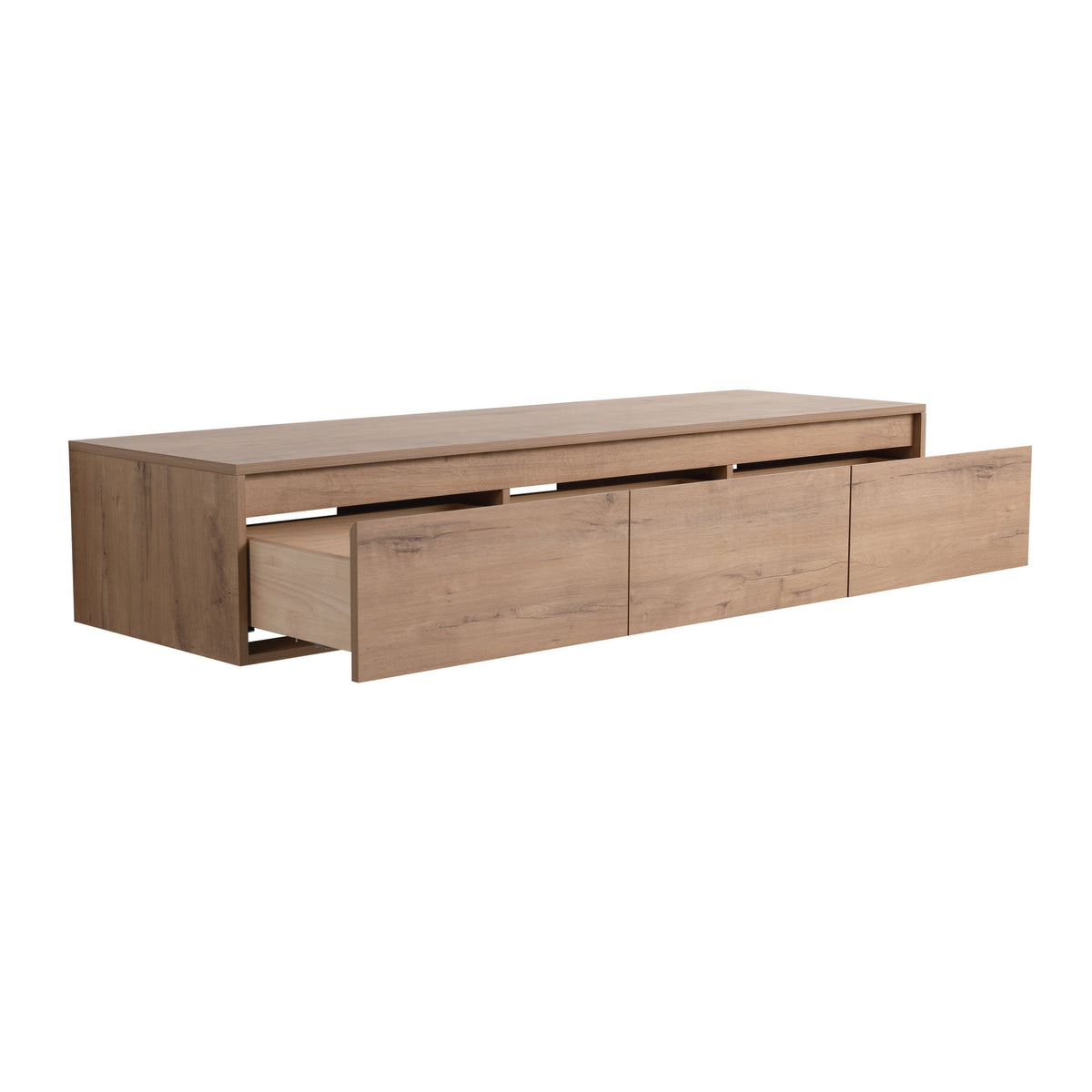60" (58-1/16")Bathroom Cabinet,Soft Close Drawer,Float Mounting Design (Only Vanity, Without Sink)