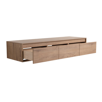 60" (58-1/16")Bathroom Cabinet,Soft Close Drawer,Float Mounting Design (Only Vanity, Without Sink)