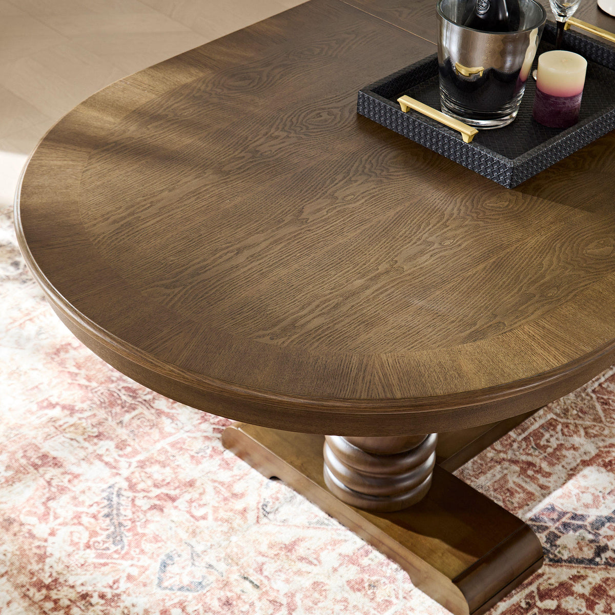 94.09 Inch Extendable Wooden Dining Table for 6 Persons,Long Expandable Curved Dining Table,Mid Century Modern Large Kitchen Table for Living Room,Restaurant(Same Sku;W2582P205311)