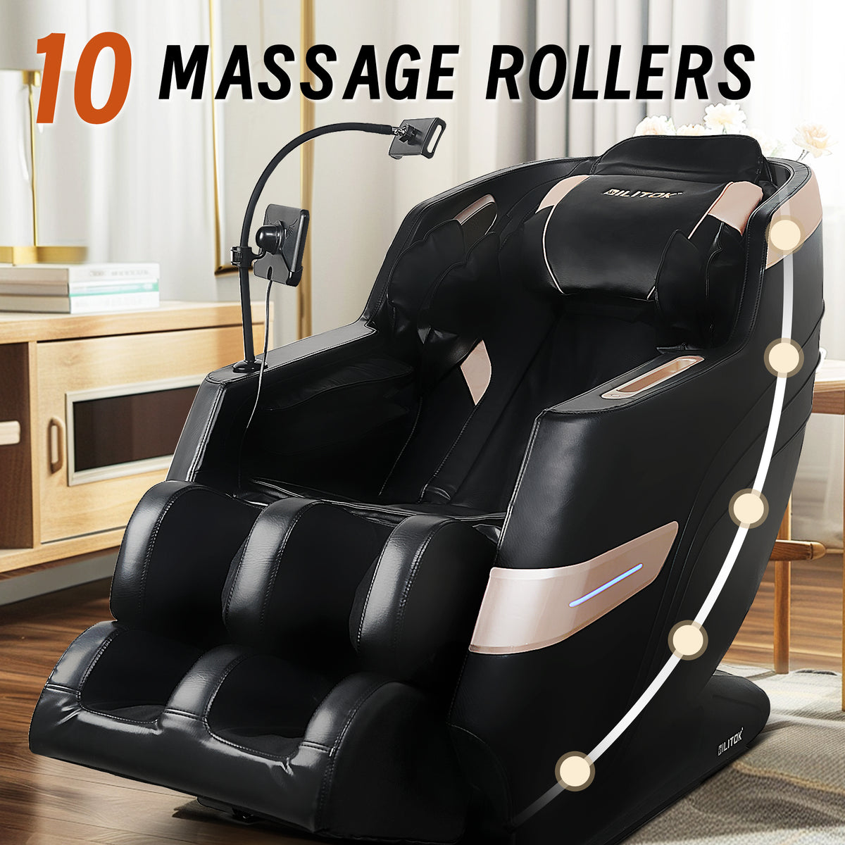 Massage Chair Recliner with Zero Gravity with Full Body Air Pressure