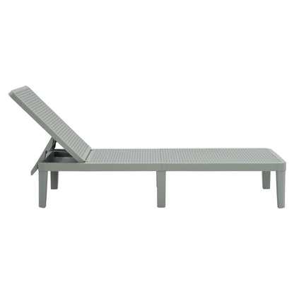 Outdoor Lounger Chair, Green