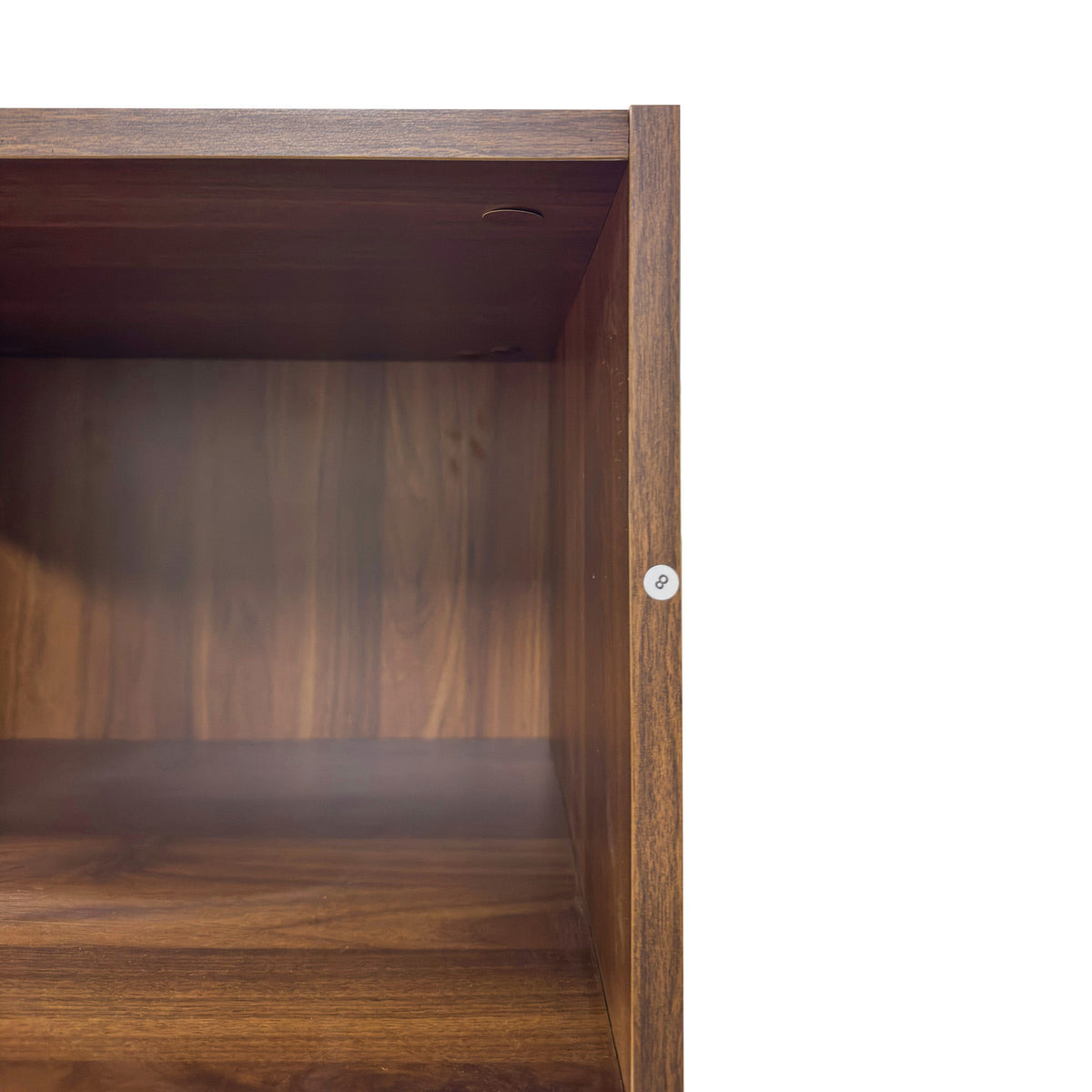 Corner Bookshelf, 6-Tier Modern Corner Book Shelf with Baffle
