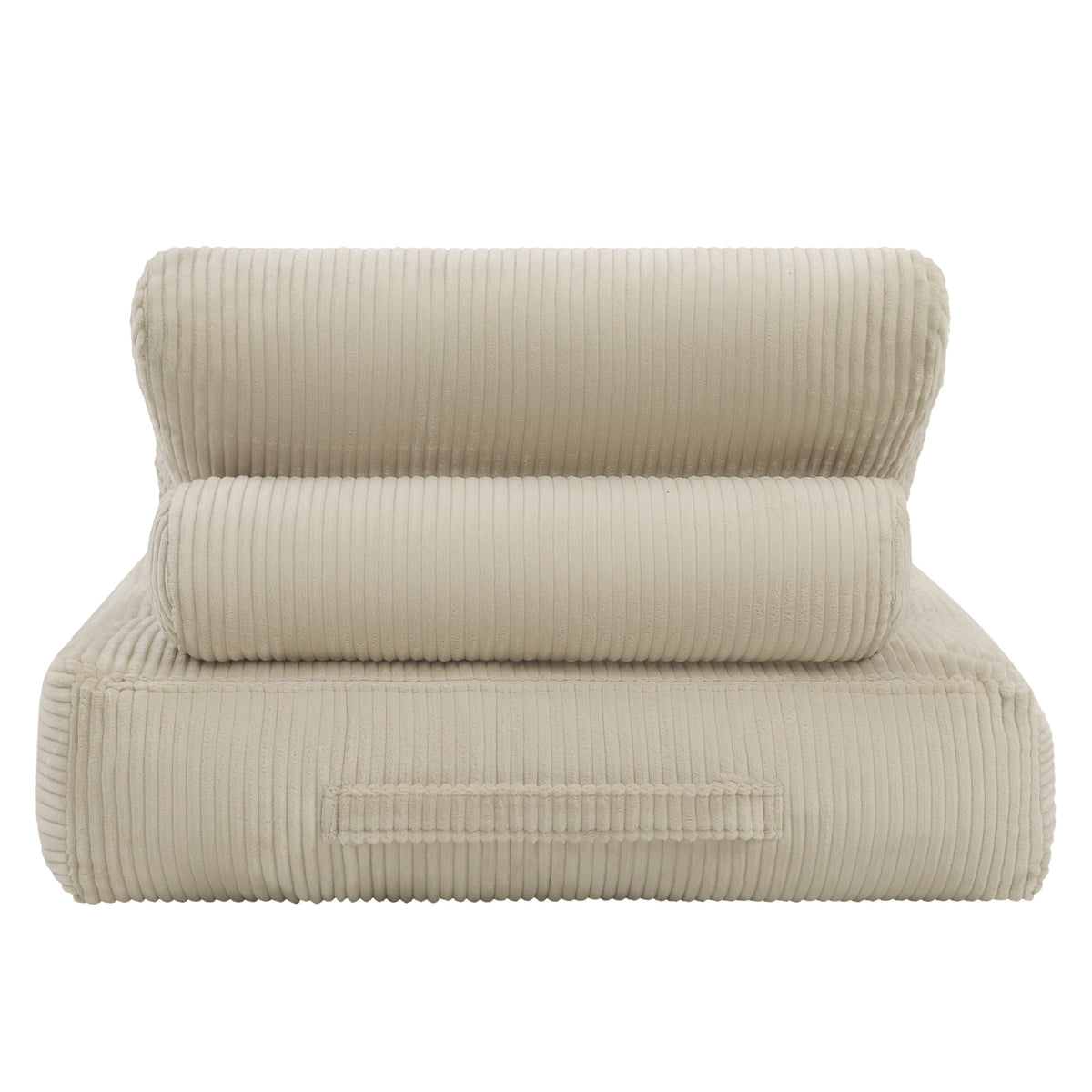 62.9"Corduroy Fabric Beanbag Couch for Living Room, Bedroom & Dorm, Cozy Fluffy Cloud Mini Couch,Corduroy