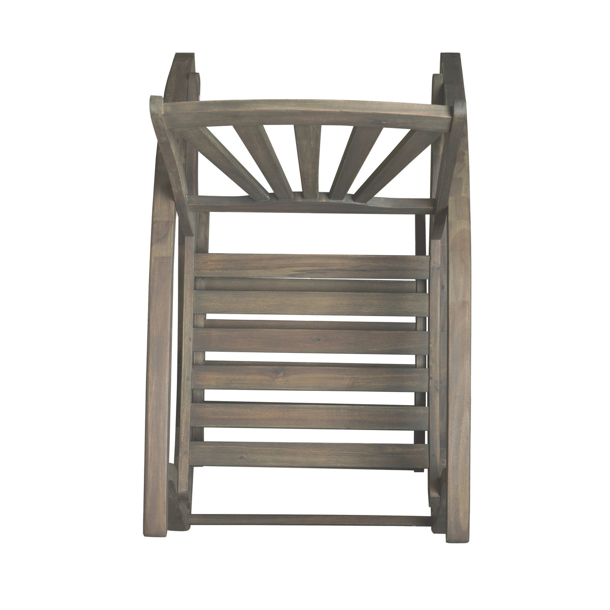 Outdoor Acacia wood Rocking Chair with Retractable foot panel,Rocker Patio Rocking Chair for Porch, Patio, Balcony,