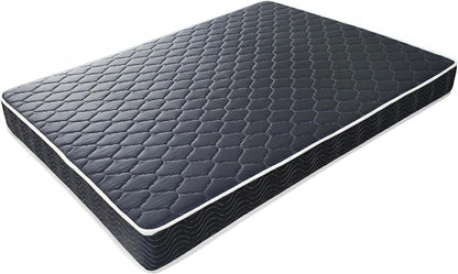 6-inch waterproof  high-density foam mattress with navy blue diamond-quilted breathable fabric. Quilting ensures both style and airflow for cool sleep.Full size(Ship randomly with black edge or white)