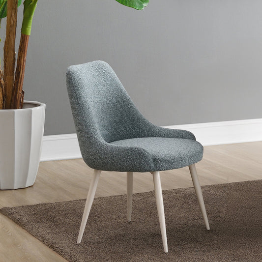 Lavinia Light Blue Upholstered Side Chair (Set of 2)