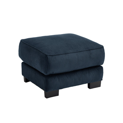 Ottoman Corduroy -Blue