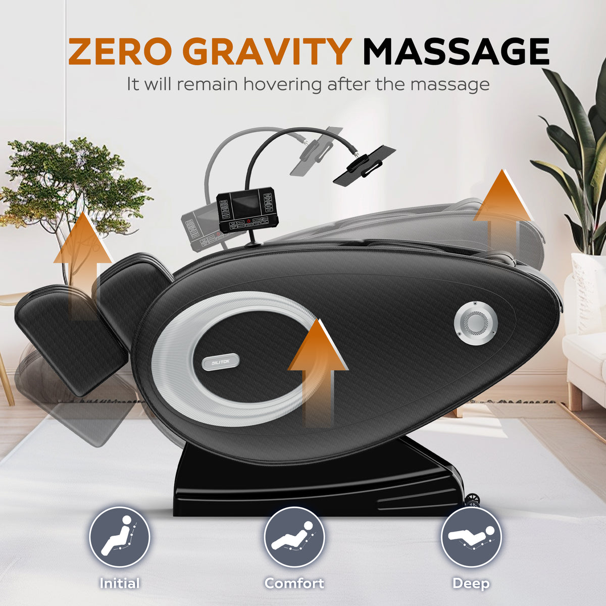 Massage Chair Recliner with Zero Gravity with Full Body Air Pressure