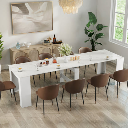 Multifunctional extendable console table