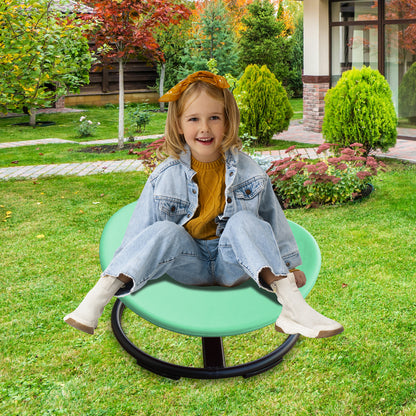 KIds Sensory Swivel Chair For Children With Autism, Sensory Toys For Children With ADHD, Training Body Coordination, For Focus And Balance – Green