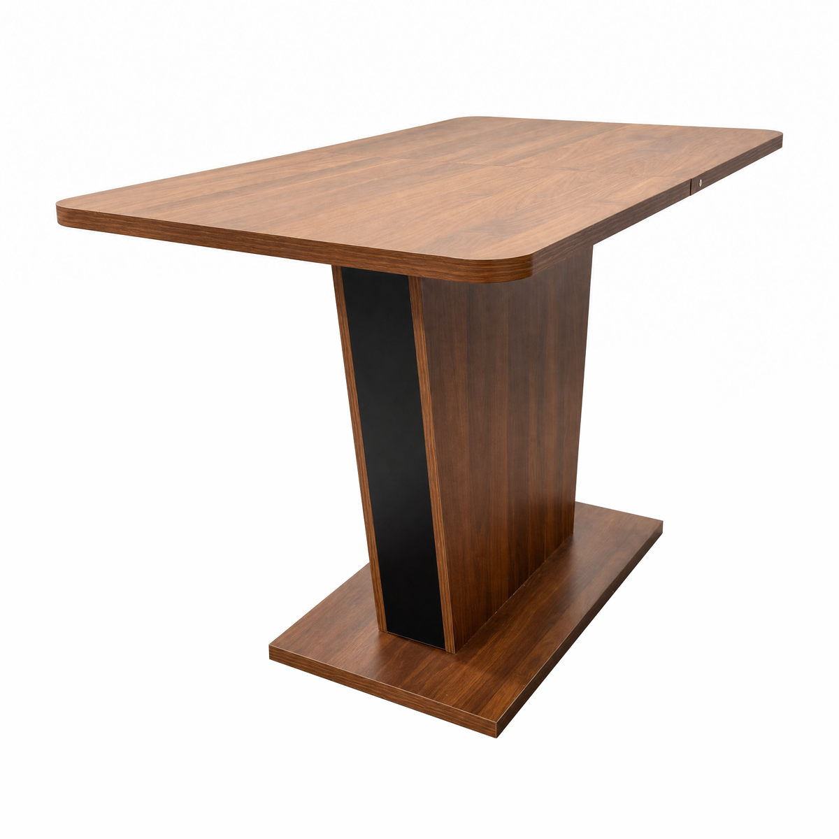 Extendable Dining Table, Modern Expandable Kitchen Table, Rectangular Dinner Table for Small Space Home Restaurant