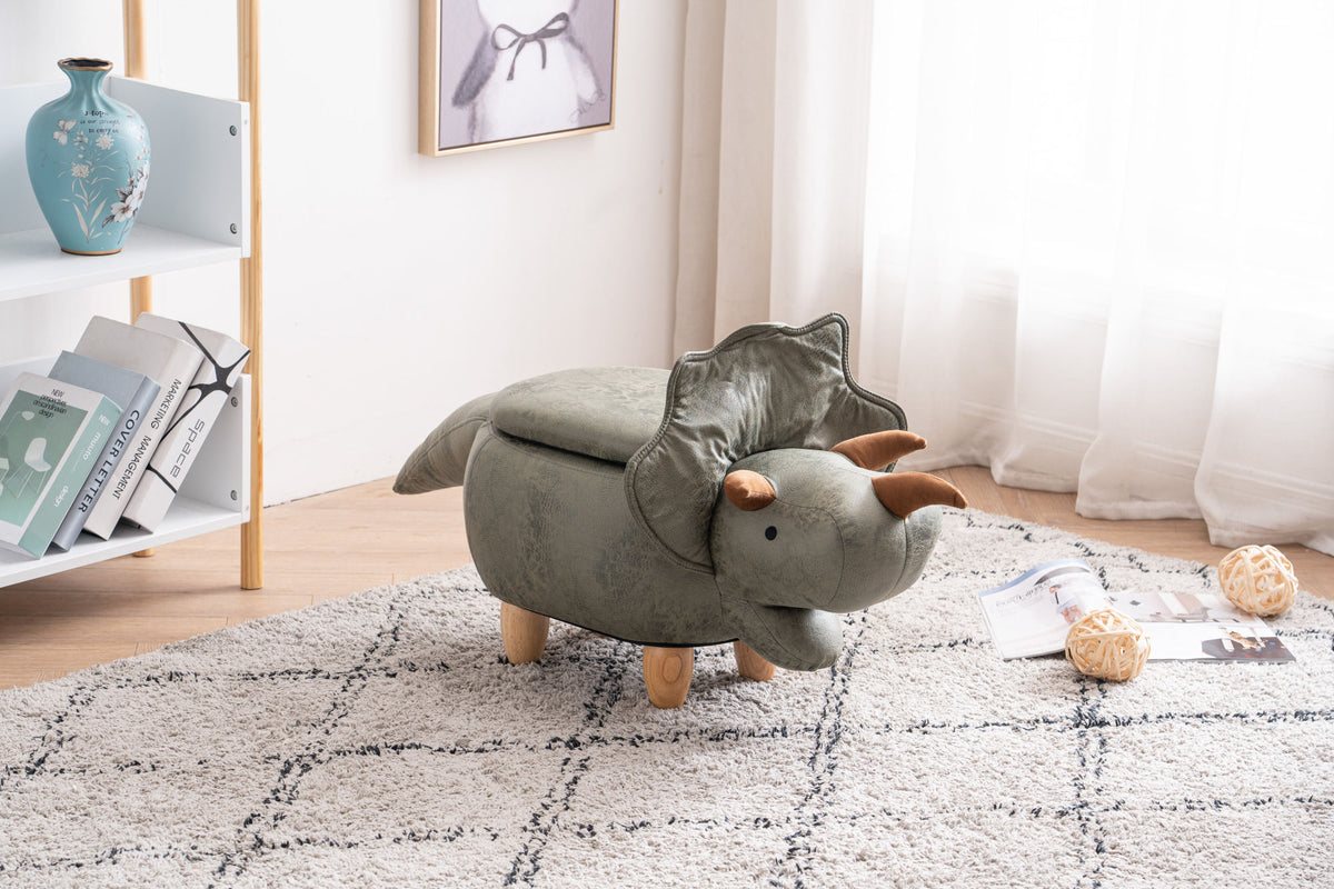 Dean the Dinosaur Storage Ottoman