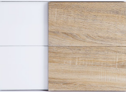 Verux White High Gloss Finish End Table