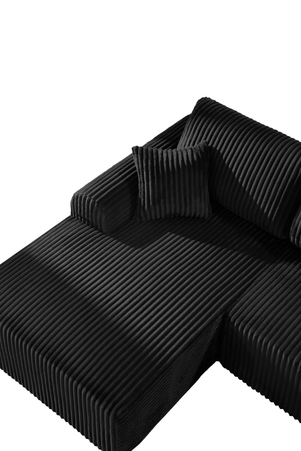 109"Cloud Modular Sectional Sofa Couch with L-Shape Chaise,Modern Minimalist Upholstered Couches for Living Room Bedroom,Deep Seat Corner Couch,No Assembly Required