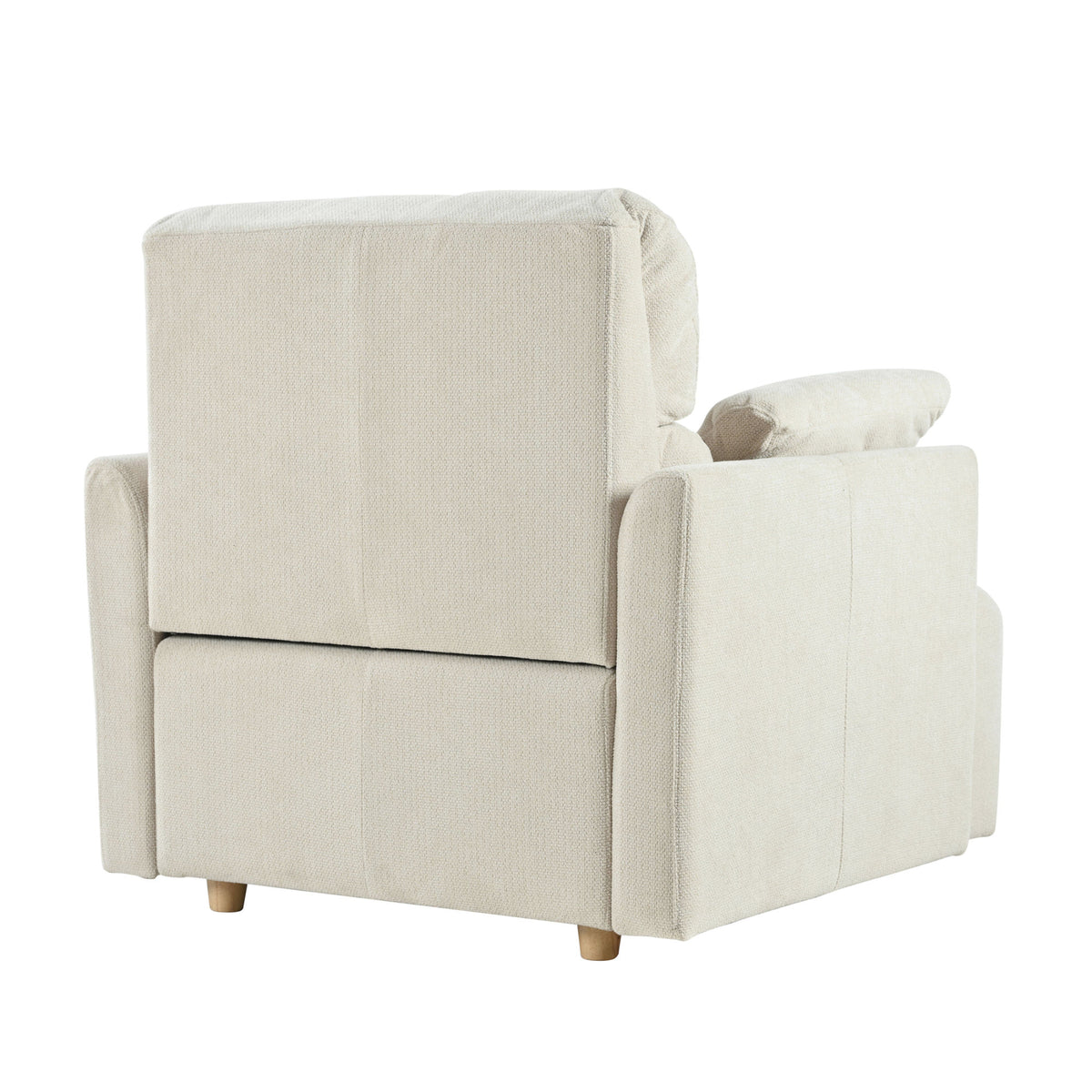 Oversized Chair w/Storage Ottoman, Wide Accent Armchair Chair for Living Room, Modern Lounge Chair, Upholstered Mid-Century Reading Chair, Comfy Living Room Chair, Deep Seat Sofa Couch(Beige Gray)