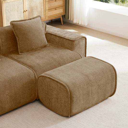 Ottoman Velvet- Brown