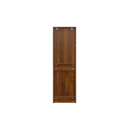 6 Tier Sliding Door Shoe Cabinet with Wheels, Tall  Shoe Storage Organizer, Freestanding Shoe Rack Closet for Entryway, Hallway, Home