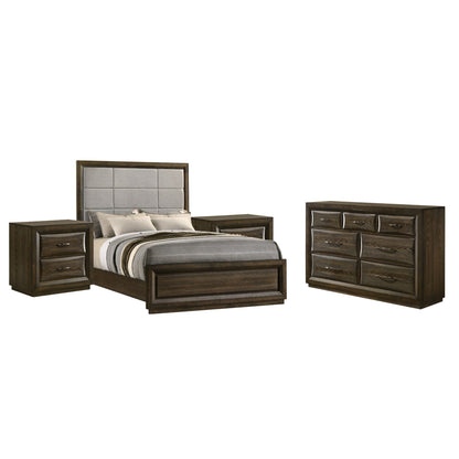 Archer Dark Oak Queen 4-Piece Bedroom Set