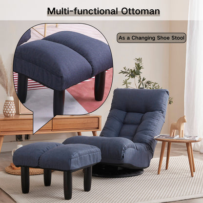 floor chair single sofa reclining chair Japanese chair lazy sofa tatami balcony reclining chair leisure sofa adjustable chair