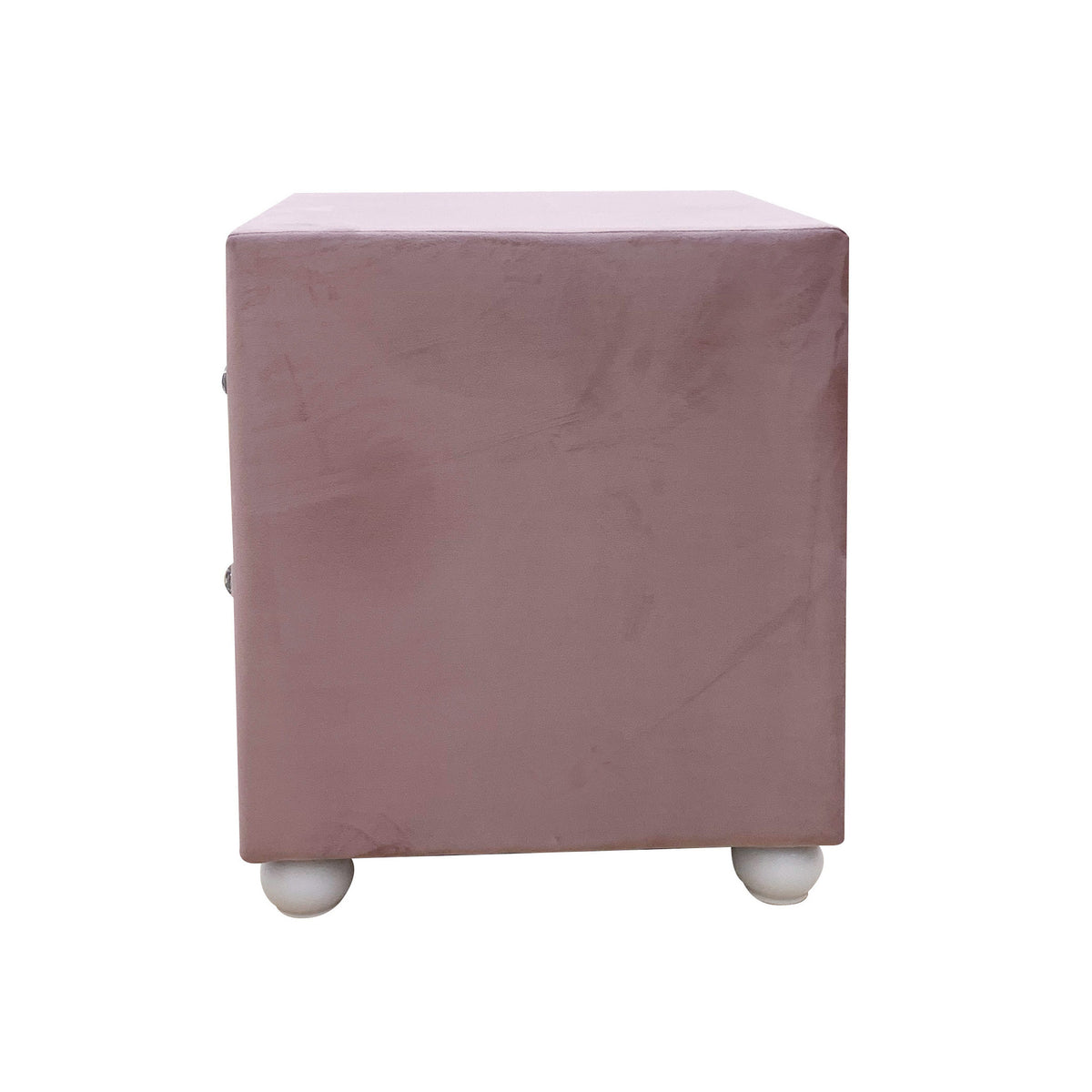 Reggie Pink Fabric Nightstand
