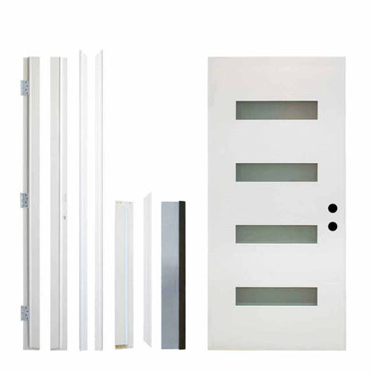 32'' x 80"Fiberglass Entry Door Frame,Left hand inswing 4-9/16 Fiberglass Door Jambs-Door frames are not sold separately