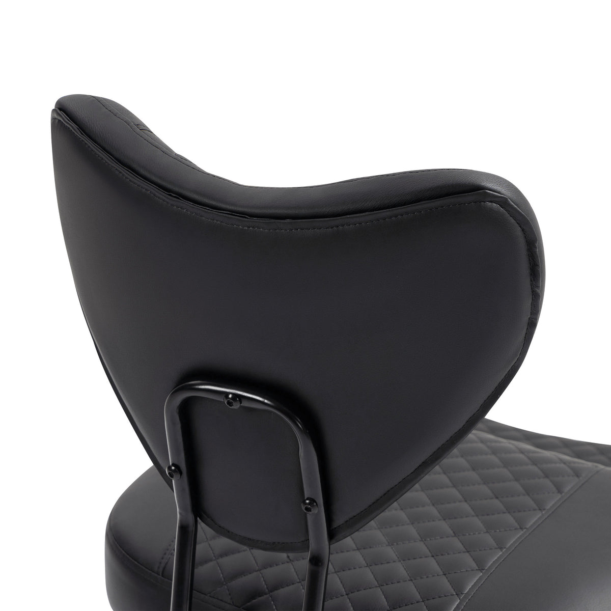 Meditation chair, an ergonomic cross-legged seating chair with lumbar support and a height-adjustable seat cushion, ideal for people engaged in high-intensity office work. Black
