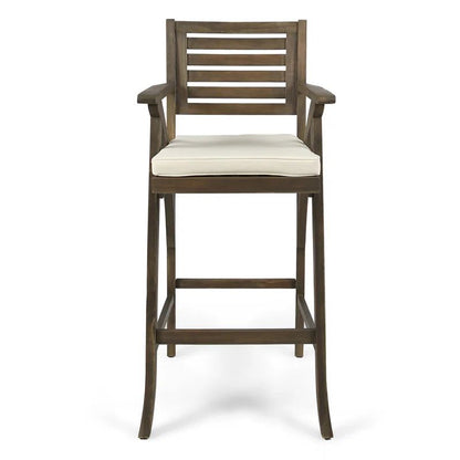 HERMOSA 2PC BARSTOOL - GREY