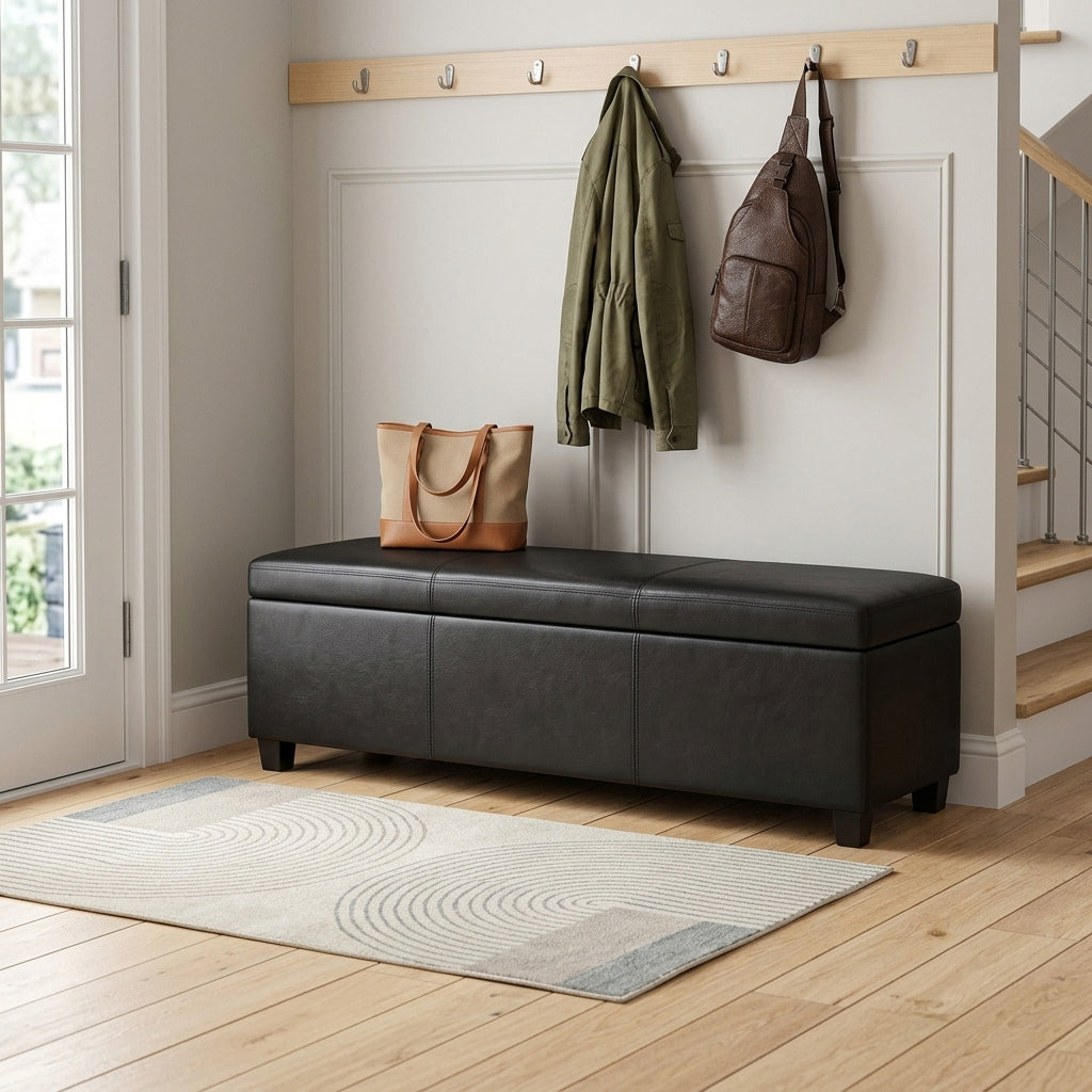 Avalon 60W XXL Storage Ottoman Bench