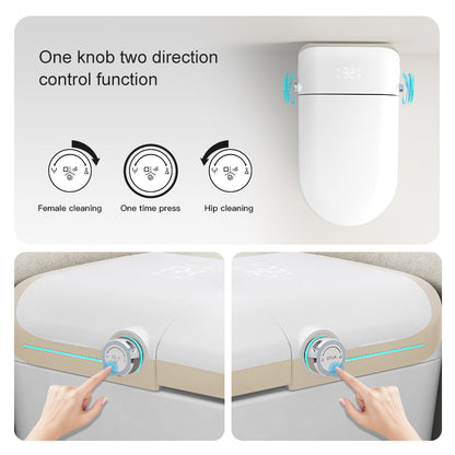 Smart Toilet,Automatic Lid Opening,Foot sensor flushing,fragrance deodorisation,Both side rotary buttons