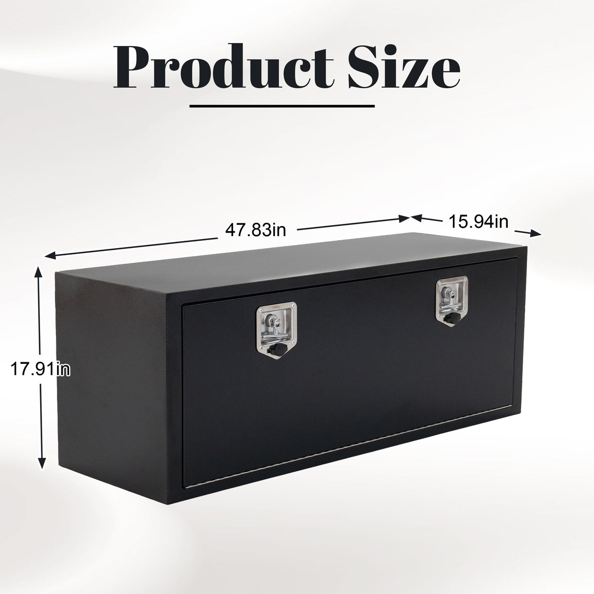 48"x16"x18"Steel Trailer Tongue Box