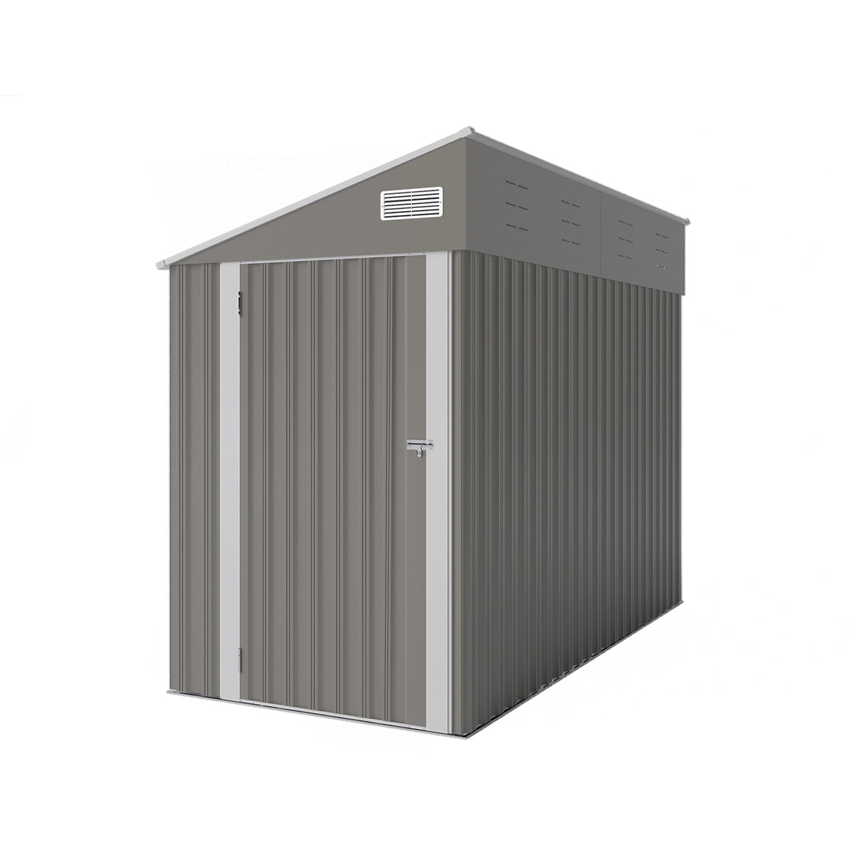 Campcraft Optional two-color storage shed, single hinge door with sloping roof, solid structural design, good ventilation, surface with protective film, and suitable for various scenarios