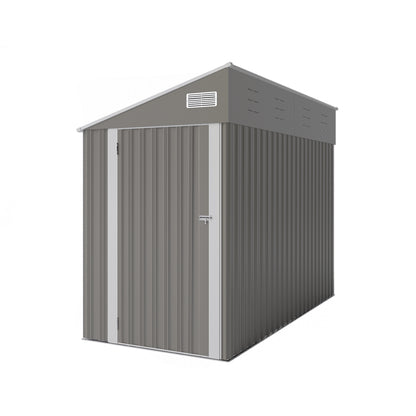 Campcraft Optional two-color storage shed, single hinge door with sloping roof, solid structural design, good ventilation, surface with protective film, and suitable for various scenarios