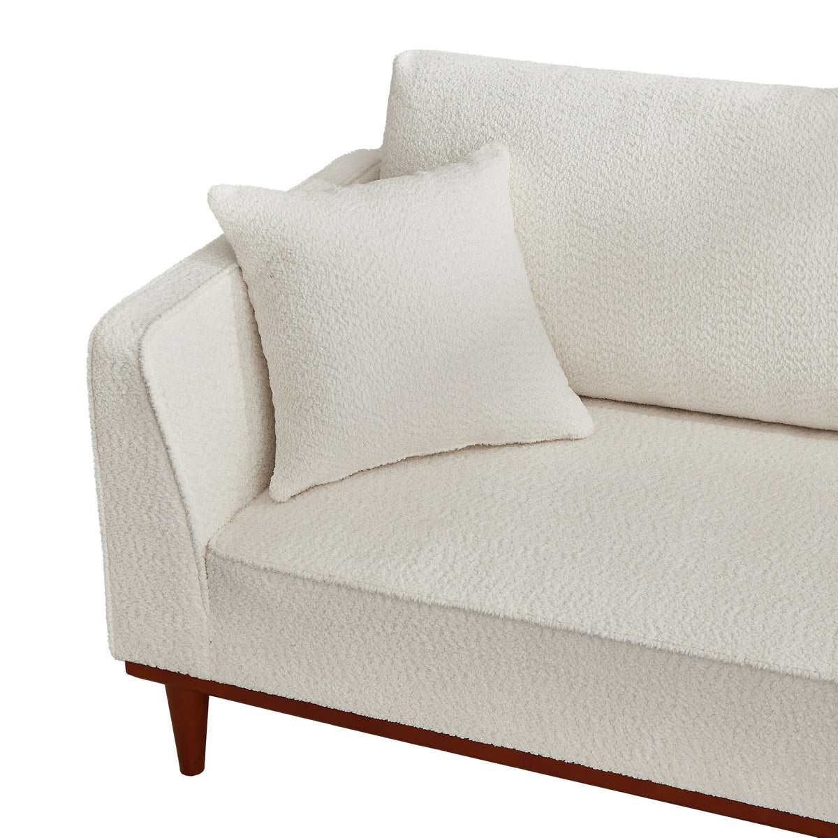 Upholstered Chaise Lounge and Stool