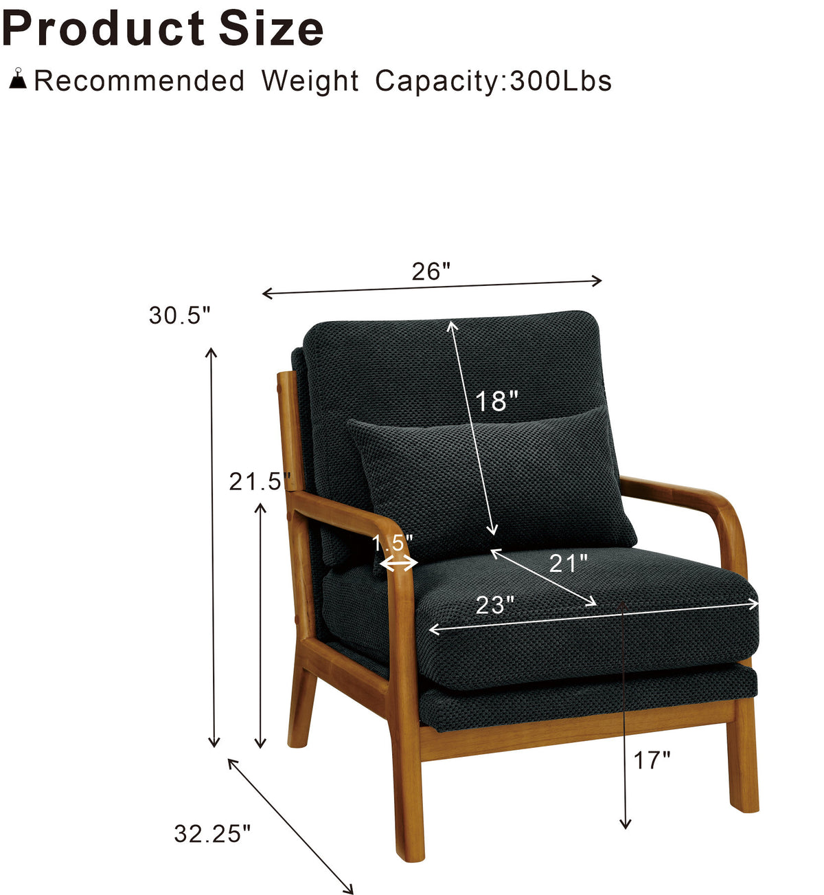 Wooden Lounge Chair