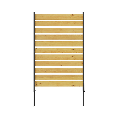 Goodyo 72.8"H x 38.5"W(1 Panel) Cedar Wood Privacy Screen, Outdoor Privacy Walls, Privacy Wood Fence for Pool Equipment Enclosure, Trash Can Enclosures, Air Conditioner Fence