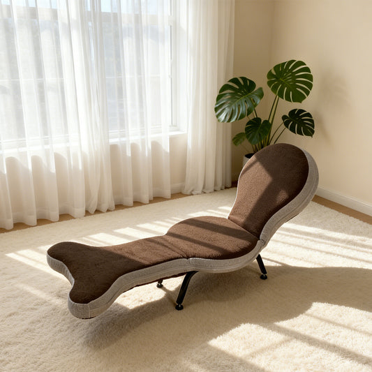 Multi-functional foldable lazy sofa chair, made of teddy velvet fabric, multi-purpose, suitable for both indoor and outdoor use, easy to carry and move, comfortable seating that conforms to ergonomics