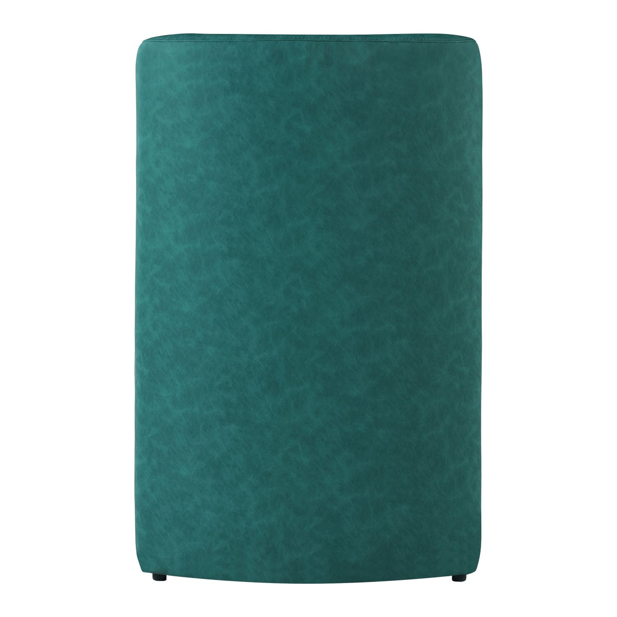 Set of 2 Green PU Upholstered Dining Chairs, Vintage Green Finish, Plywood Frame, 400lbs Capacity, Fully Assembled