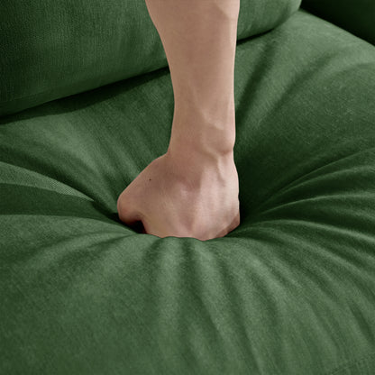 Ottoman Chenille Fabric-Green