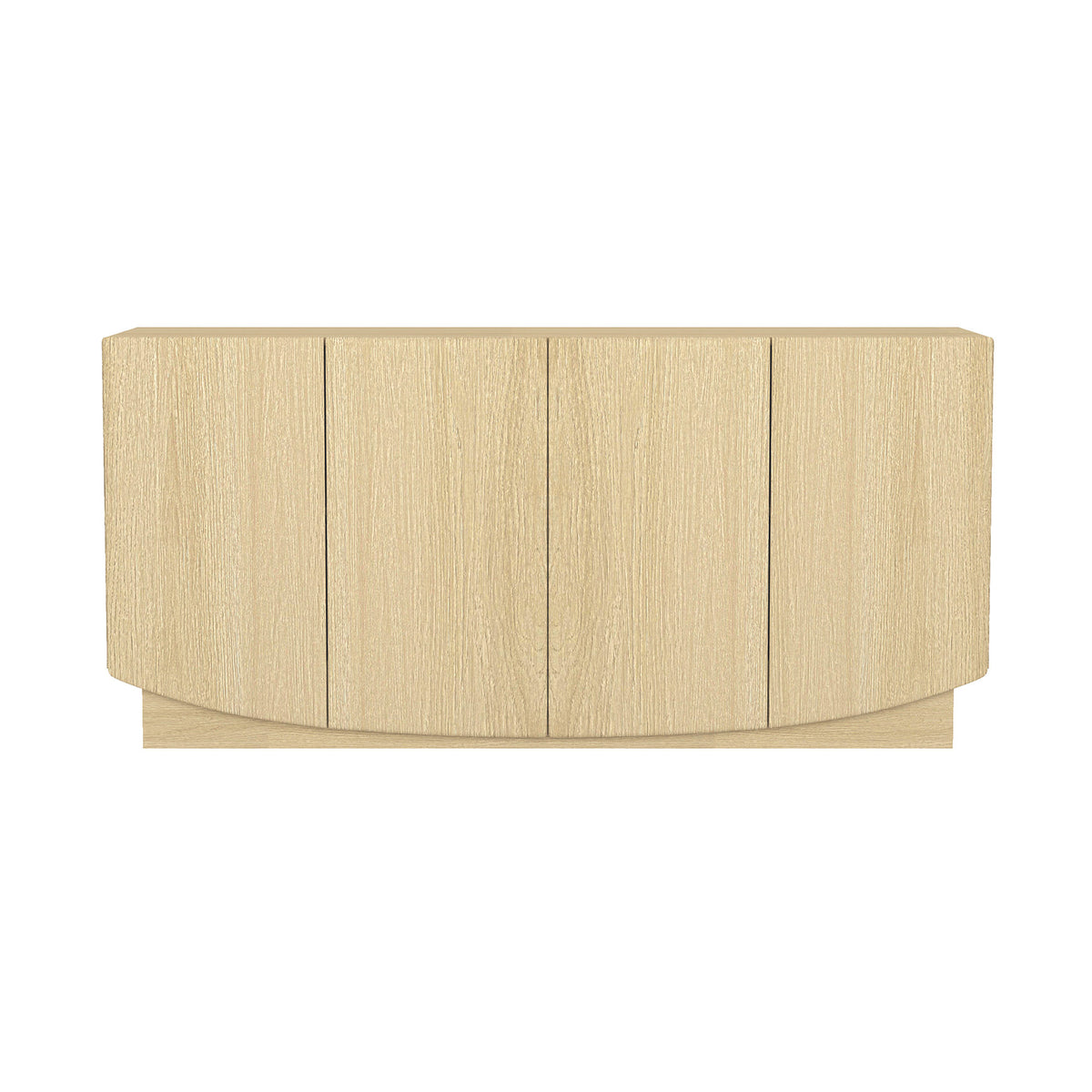 Manhattan Comfort Ardea 60" Sideboard in Natural Oak (4-Door)
