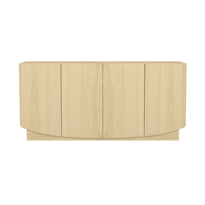 Manhattan Comfort Ardea 60" Sideboard in Natural Oak (4-Door)