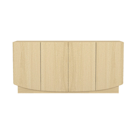 Manhattan Comfort Ardea 60" Sideboard in Natural Oak (4-Door)