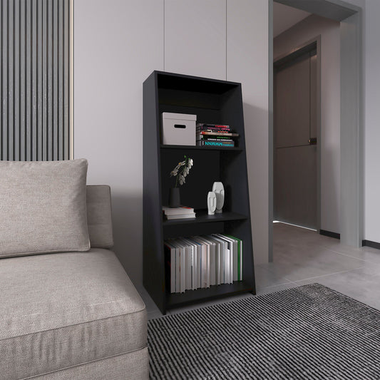 Bookcase 47" H, 3 shelves, Black