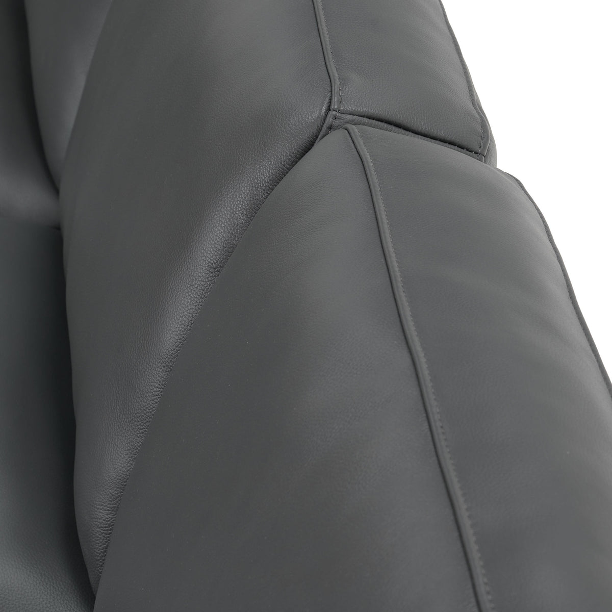 Leather Match U-Shape Sectional