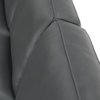Leather Match U-Shape Sectional