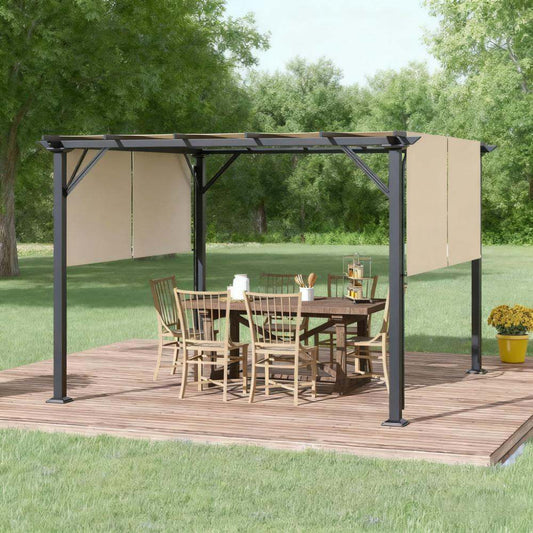 Pergola Canopy Patio Metal Shelter 12" x 10"
