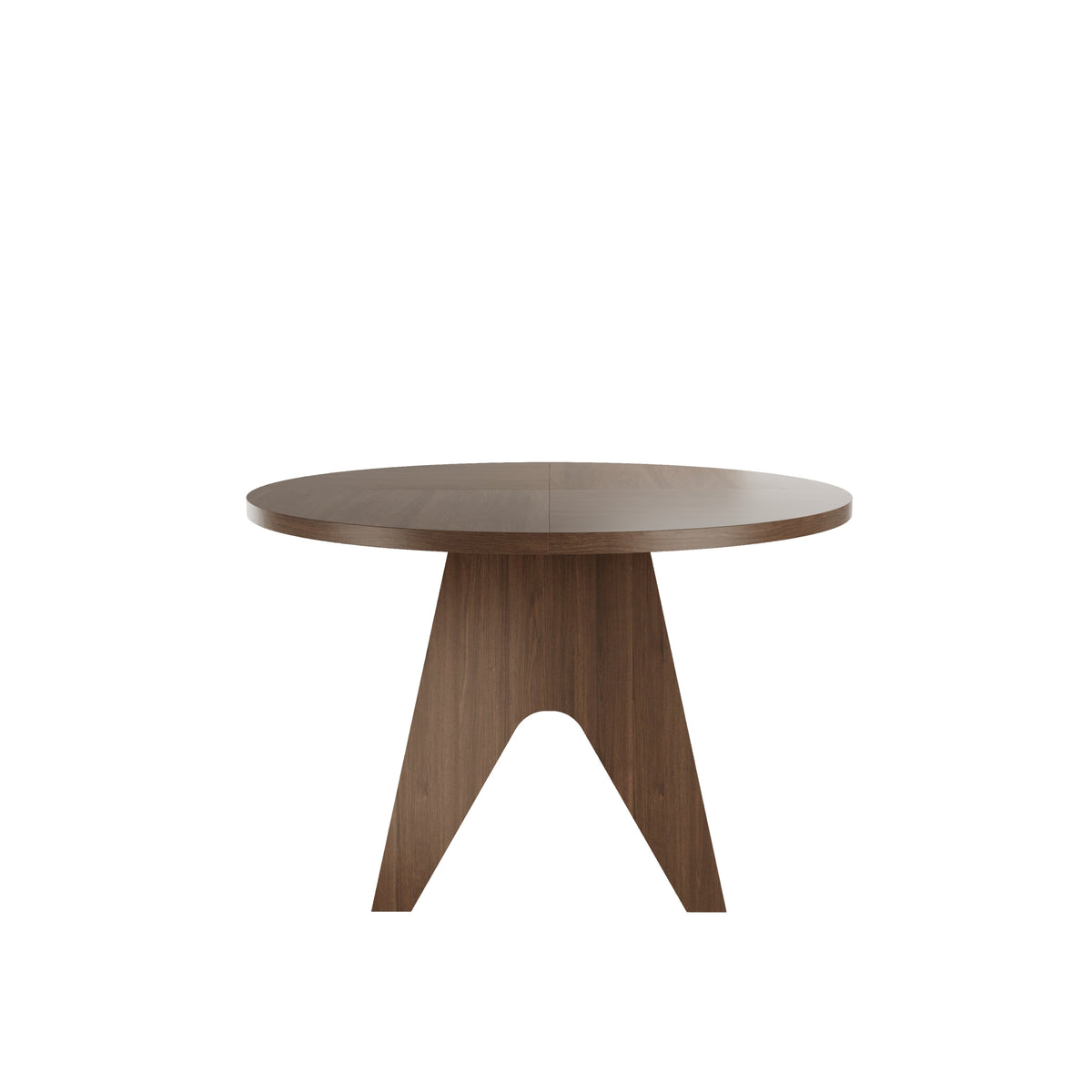 46.8' Round Dining Table-Walnut