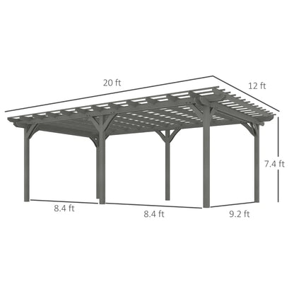 Garden Pergola, Outdoor Pergola, Wooden Gazebo Grape Trellis