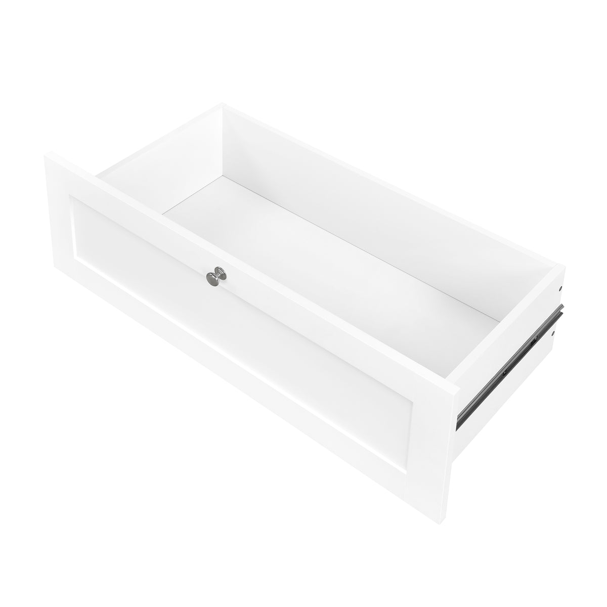 TOPMAX 73.6" Tall Farmhouse Kitchen Pantry Cabinet with 8 Shelves, 2 Drawers, 3 Pull-Out Trays, 4 Doors and Side Cabinets, White
