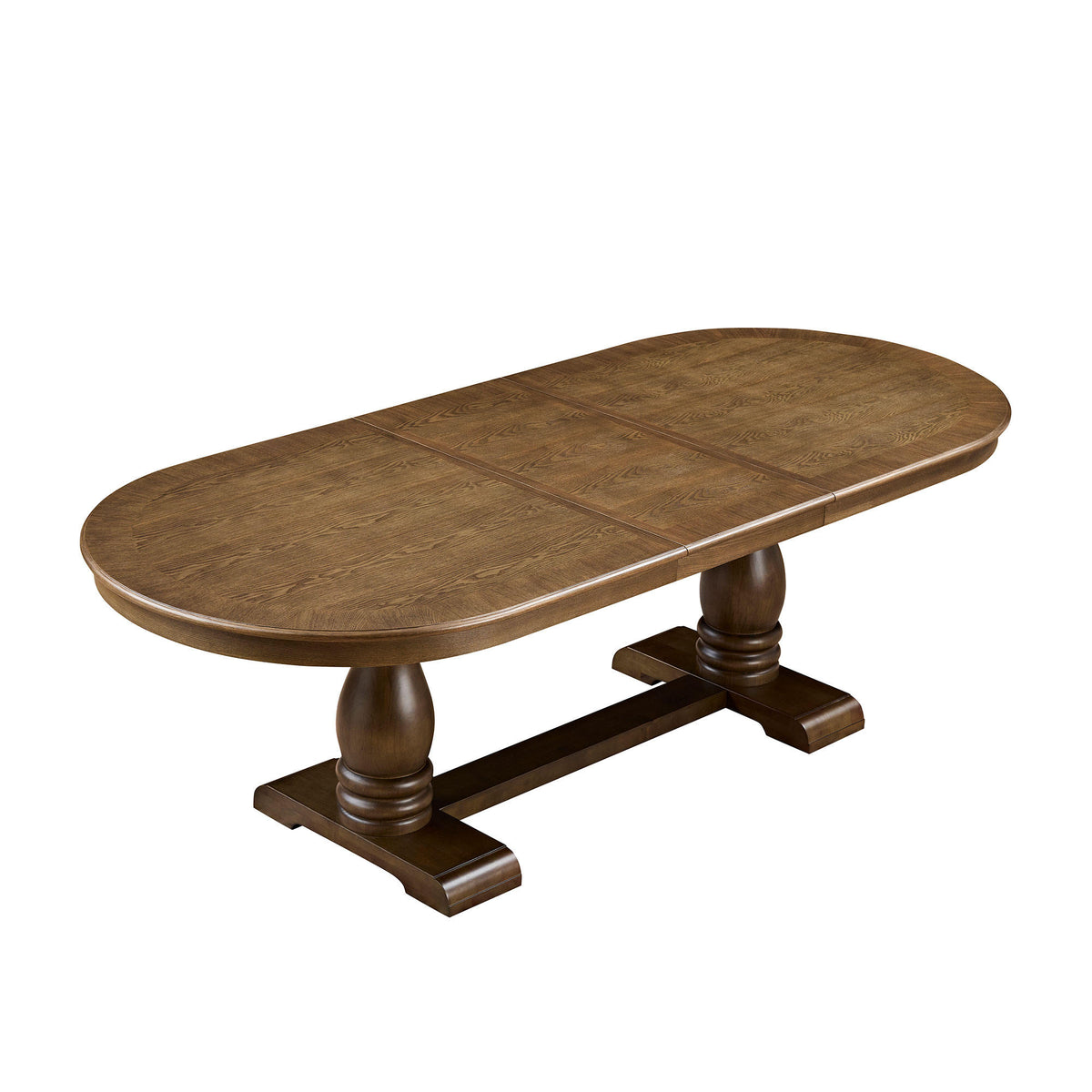 94.09 Inch Extendable Wooden Dining Table for 6 Persons,Long Expandable Curved Dining Table,Mid Century Modern Large Kitchen Table for Living Room,Restaurant(Same Sku;W2582P205311)