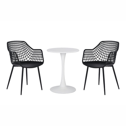 Patio Bistro Set, Black